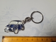 Sleutelhanger fiat500 metaal blauw