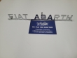 Embleem achter fiat500 verchroomd ijzer Abarth